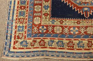 Appraisal: Caucasian Shirvan carpet Caucasian Shirvan carpet ' x '