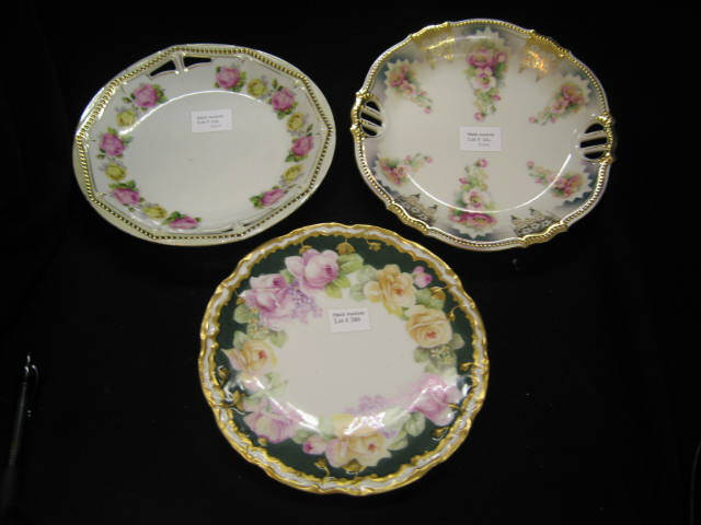 Appraisal: Victorian Porcelain Plates Cake Plates various florals