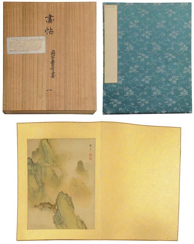 Appraisal: Toyohiko Book Japanese - Album of Four Seasons th century