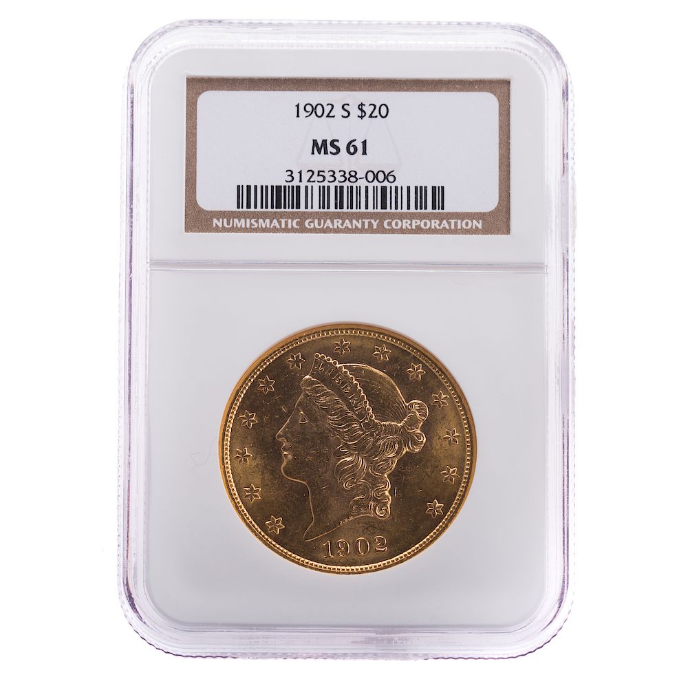 Appraisal: -S Double Eagle NGC MS- Luster indicative of a higher