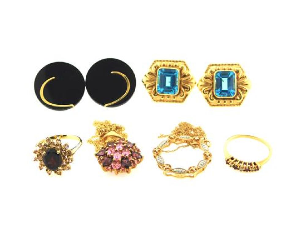 Appraisal: JEWELRY Six Pieces of K jewelry one K yellow gold