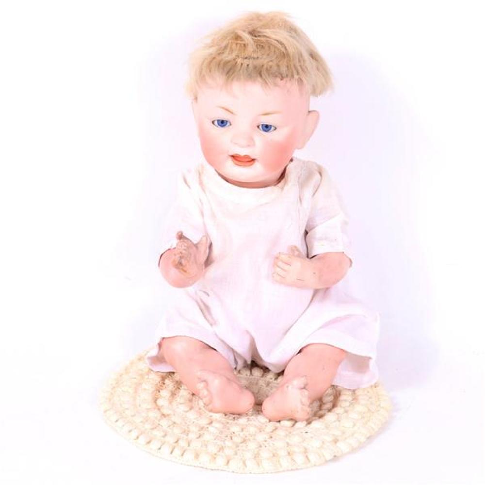 Appraisal: HERTEL SCHWAB CO GERMAN BISQUE SOCKET HEAD CHARACTER BABY DOLL