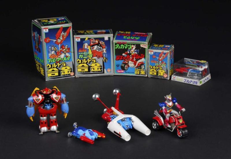 Appraisal: Lot of Toys from Space Knight Tekkaman Description Japanese Made