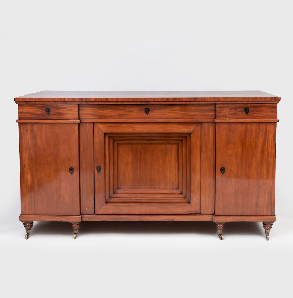 Appraisal: Louis Philippe Mahogany Buffet Feet later in date x x