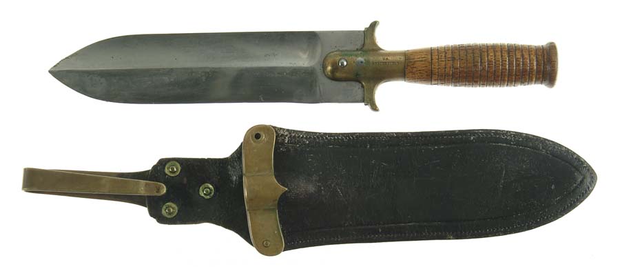 Appraisal: SPRINGFIELD MODEL KNIFE - spearpoint blade wide SN This is