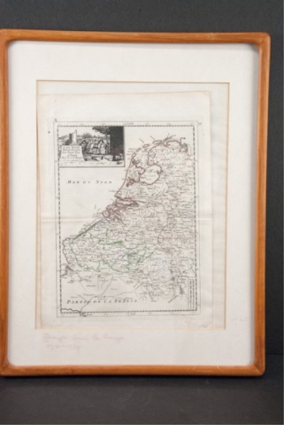 Appraisal: th Century George Le Rouge Map The Netherlands Les XVII