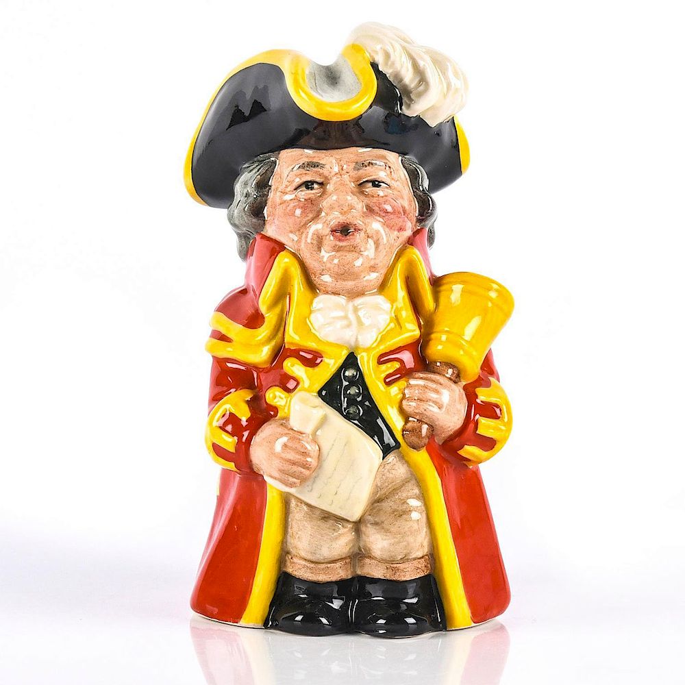 Appraisal: ROYAL DOULTON TOBY JUG TOWN CRIER D Man in tri-corner