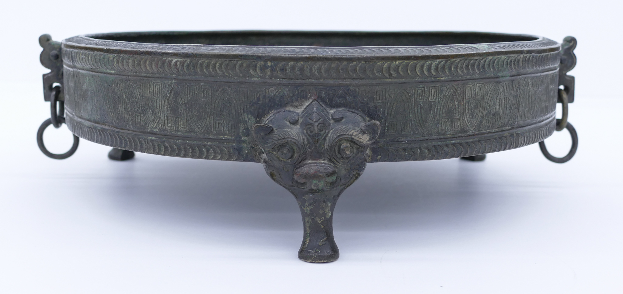 Appraisal: Chinese Ming Archaic Large Bronze Censer ''x '' Unusual large