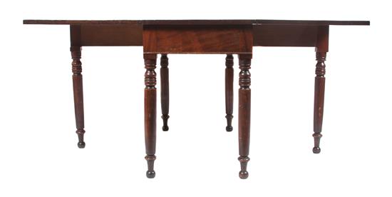 Appraisal: Sale Lot An English Mahogany Drop-Leaf Table the rectangular top