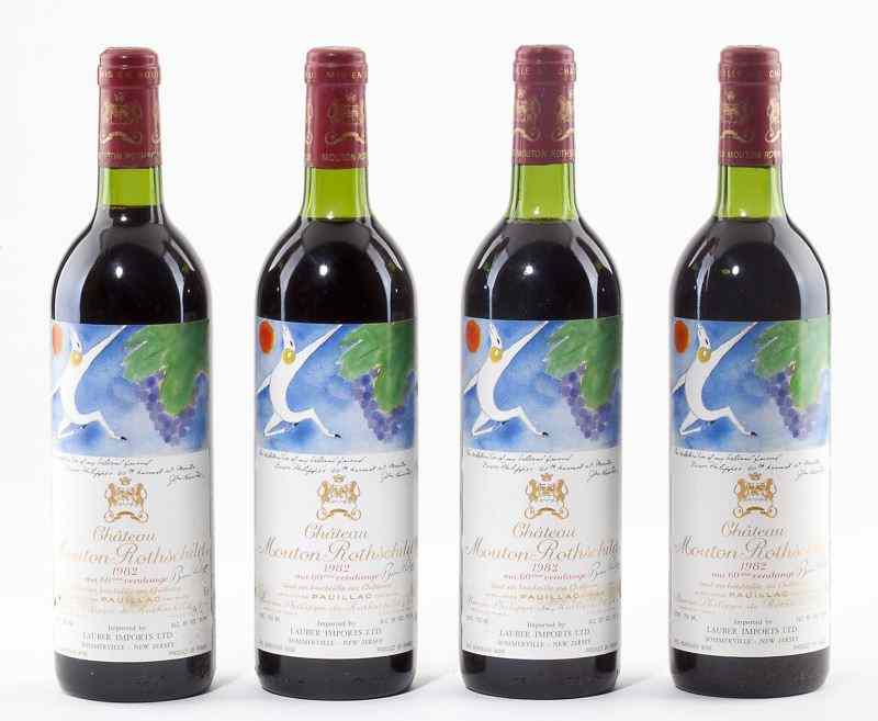 Appraisal: Chateau Mouton RothschildPauillac bottles bn ts'' remains one of the