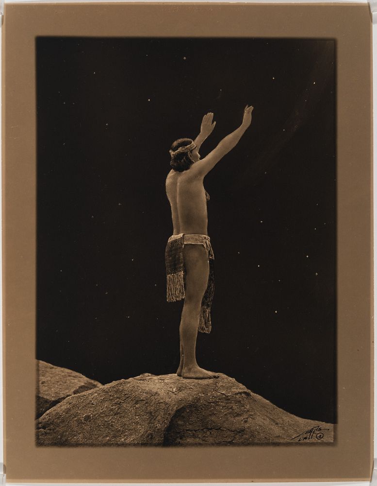 Appraisal: Edward Curtis Prayer to the Stars ca Edward S Curtis