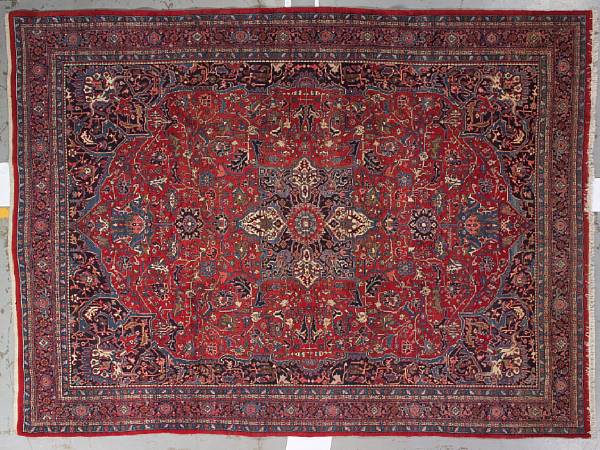 Appraisal: A Bidjar carpet Northwest Persia circa size approximately ft x