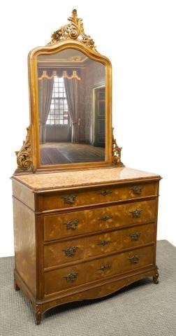 Appraisal: Italian Louis XV style mirrored commode early th c a