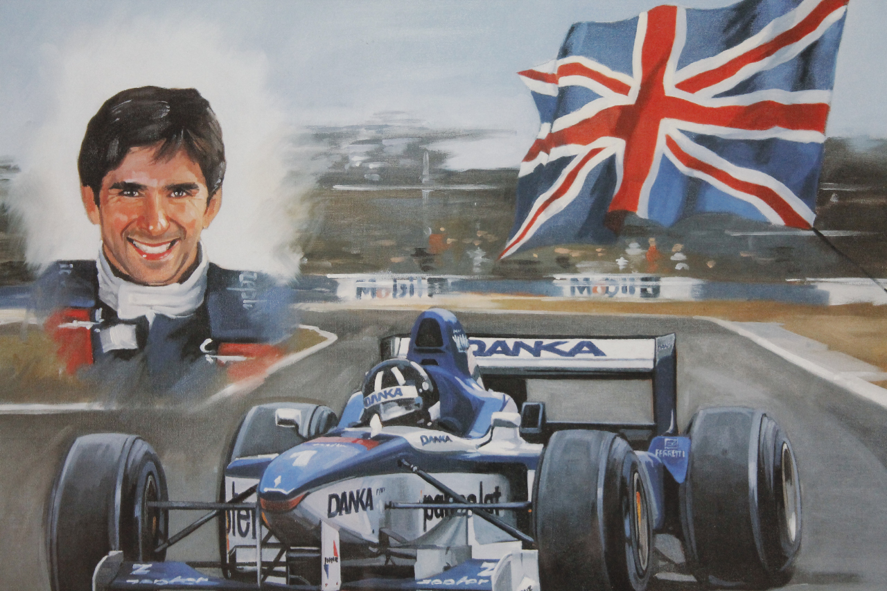 Appraisal: Terry Shelbourne thC Damon Hill TWR Arrows limited edition print