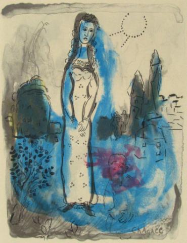 Appraisal: Marc Chagall NY France Russian Federation - x sight size