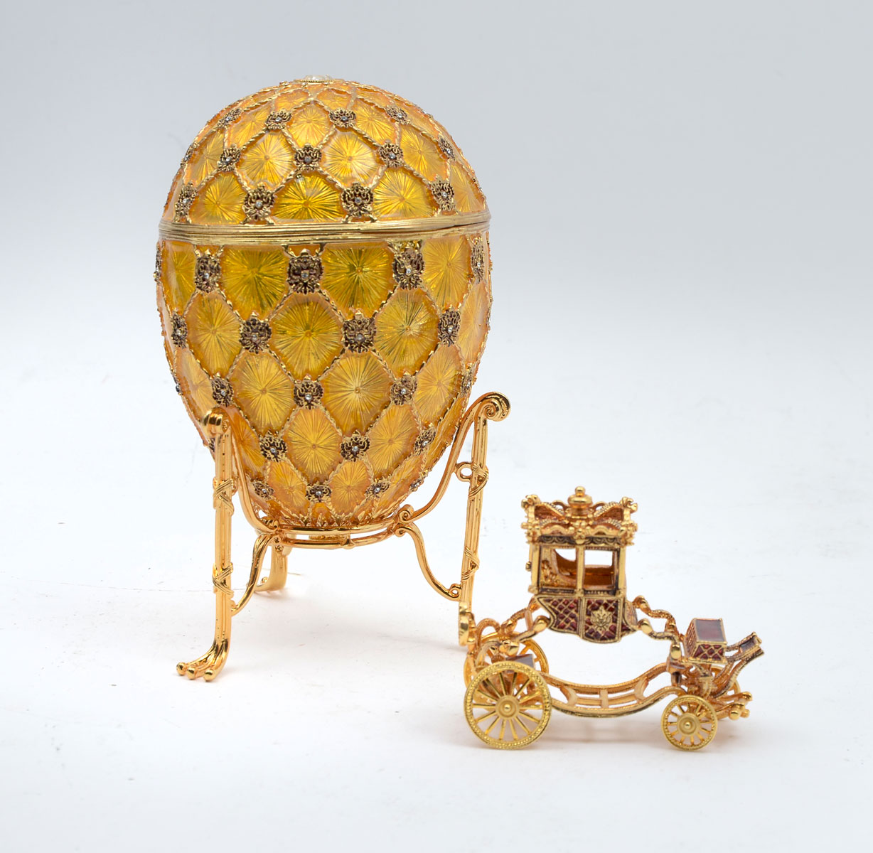 Appraisal: FABERGE IMPERIAL CORONATION EGG The Faberge Coronation Egg was ordered