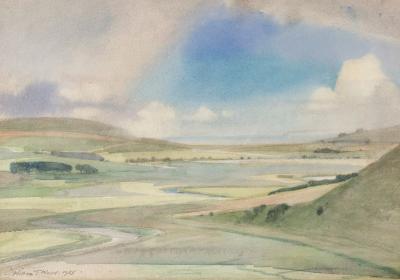 Appraisal: William Thomas Wood - Coastal Landscape signed and dated watercolour