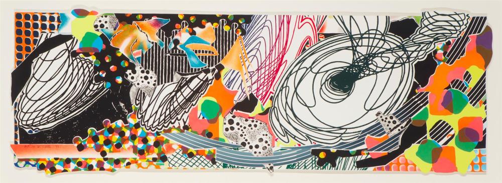 Appraisal: Frank Stella b American The Monkey-Rope from Moby Dick Deckle