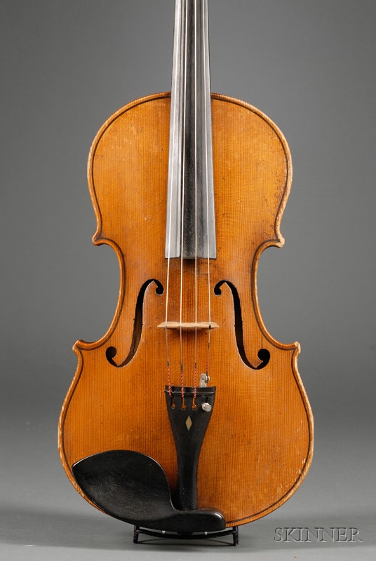 Appraisal: German Viola c labeled ANTONIUS STRADIVARIUS etc length of in