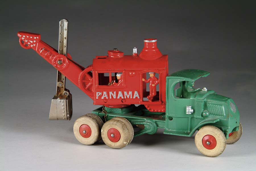 Appraisal: LARGE HUBLEY PANAMA DIGGER A spectacular construction toy Features two