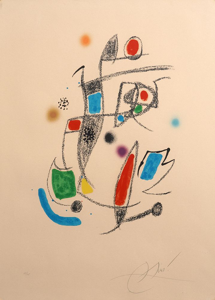 Appraisal: Joan Miro Serigraph 'Maravillas Acoustics' Joan Miro Spain - Serigraph