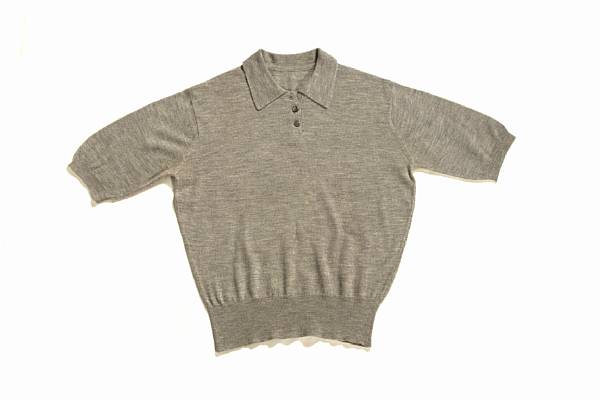 Appraisal: A Marilyn Monroe pearl-gray wool sweater s With short sleeves