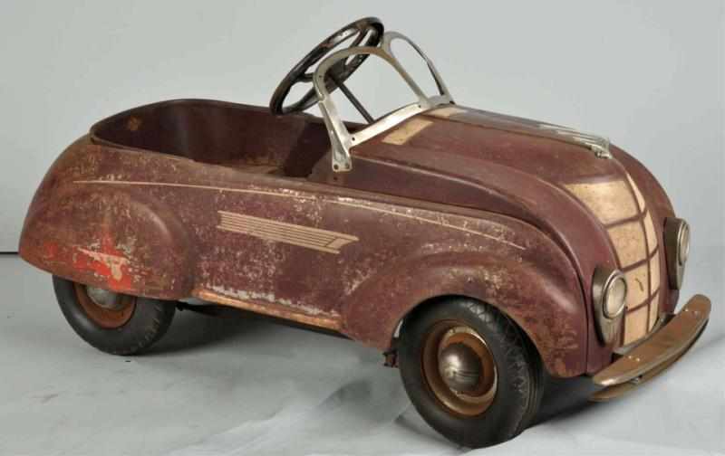 Appraisal: Steelcraft Chrysler Airflow Pedal Car Toy Description Circa Pressed steel