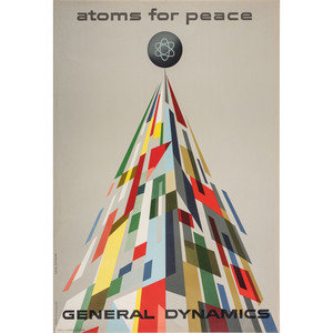 Appraisal: An Erik Nitsche Poster for Atoms for Peace General Dynamics