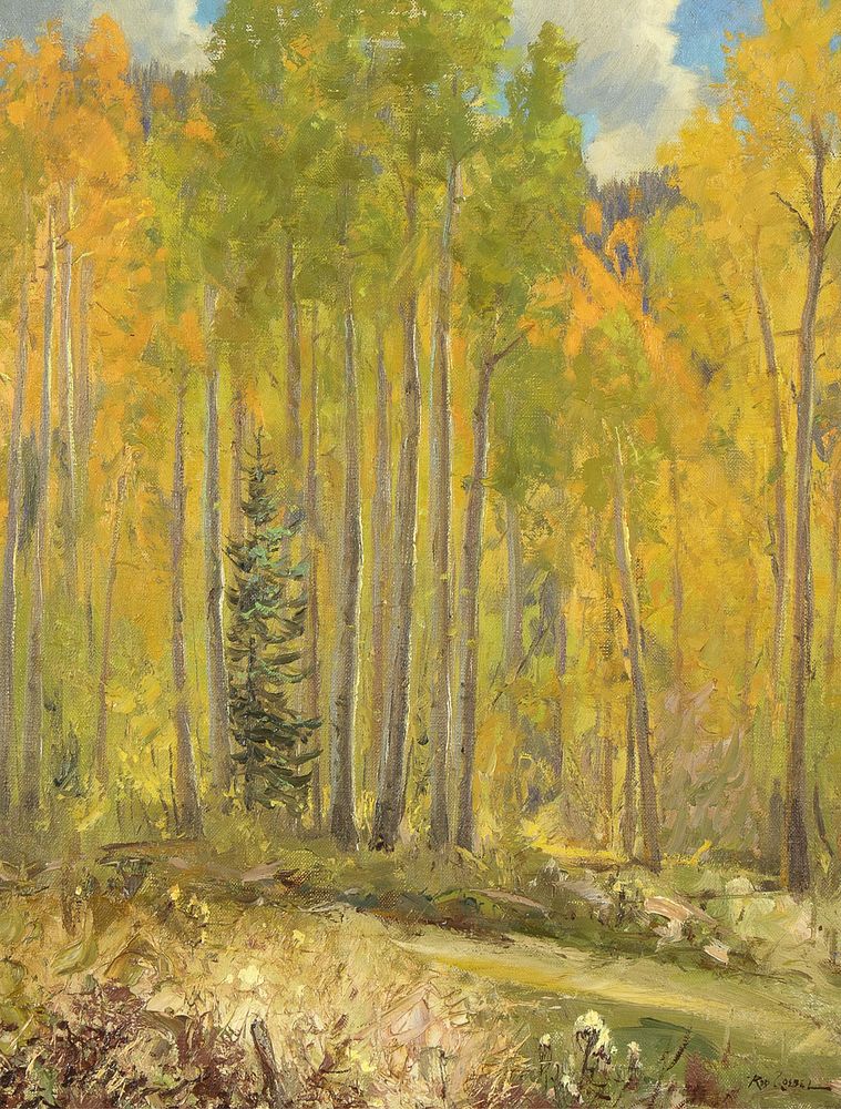 Appraisal: Rod Goebel Aspens at Twining Rod Goebel - Aspens at