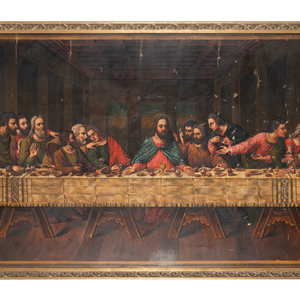 Appraisal: After Leonardo da Vinci th Century The Last Supper oil