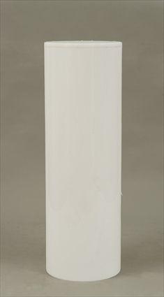 Appraisal: Modern White Lucite Pedestal x in diam Provenance Property from