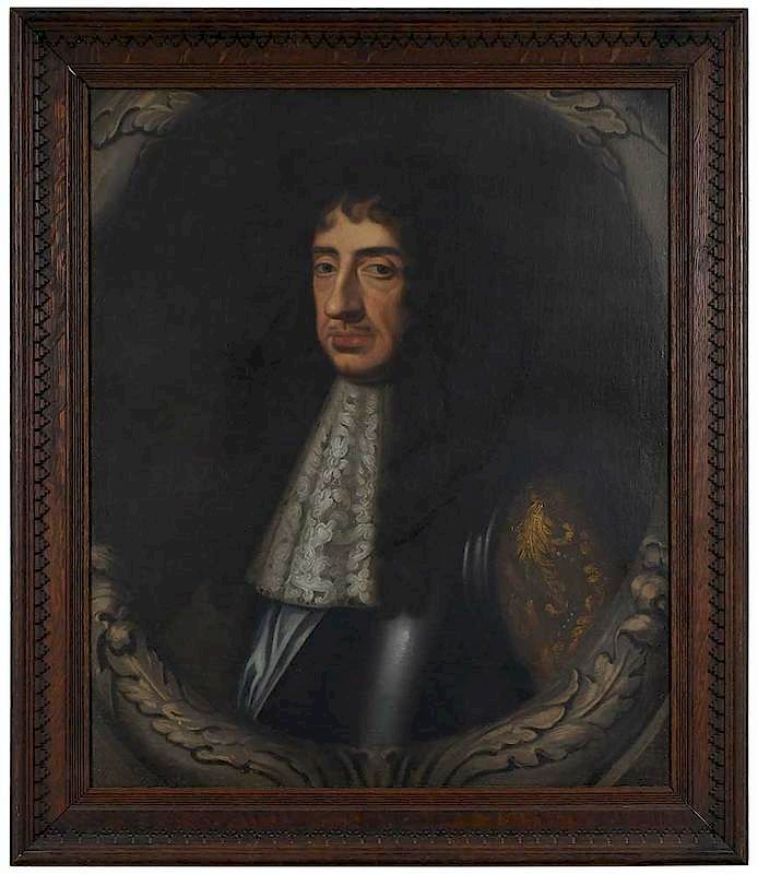 Appraisal: After Sir Peter Lely British Portrait of King Charles II