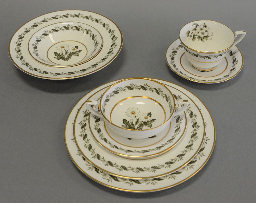 Appraisal: Royal Worcester Bernina china service includes plates tureen serving platter