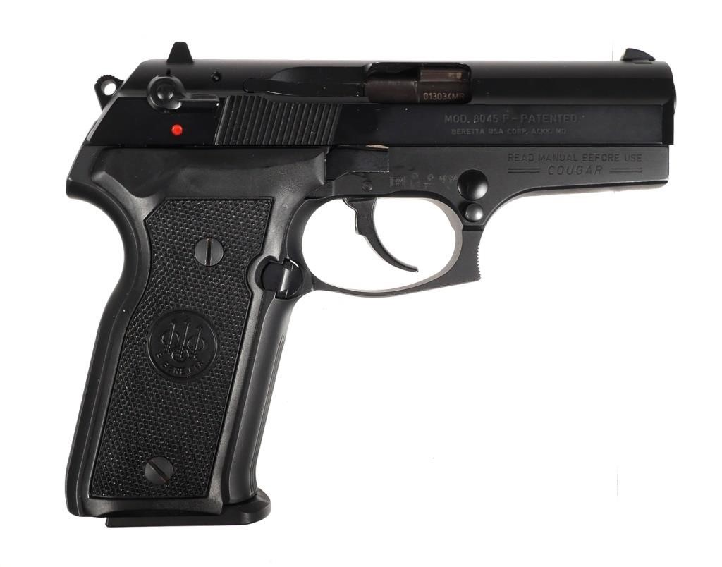 Appraisal: Beretta Cougar auto Model F semi-automatic pistol Barrel measures Serial