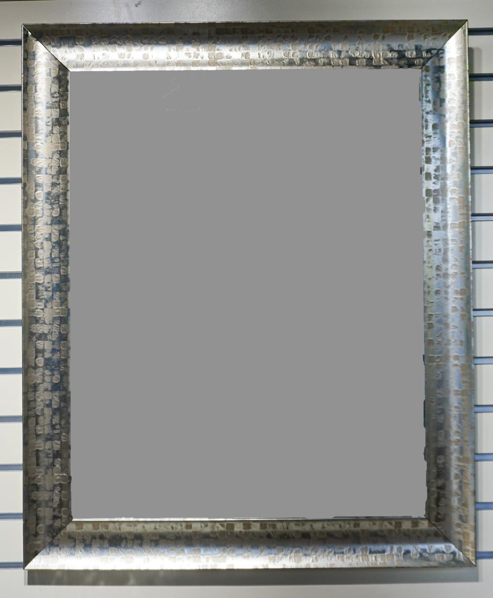 Appraisal: Contemporary Silver Frame Mirror Frame x in x cm