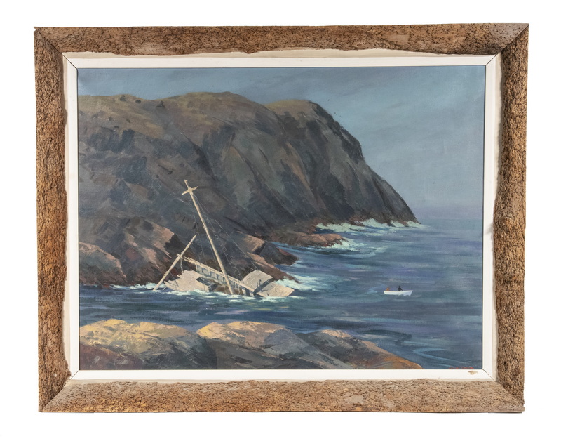 Appraisal: LEE W COURT ME MA - Shipwreck Lobster Cove Monhegan