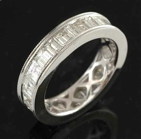 Appraisal: A diamond eternity ring The full circle channel set with