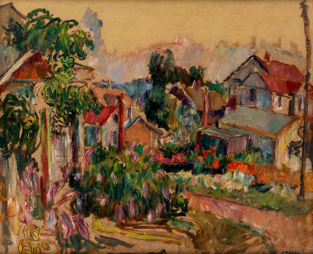 Appraisal: ABRAHAM MANIEVICH RUSSIAN - ABRAHAM MANIEVICH RUSSIAN - Garden View