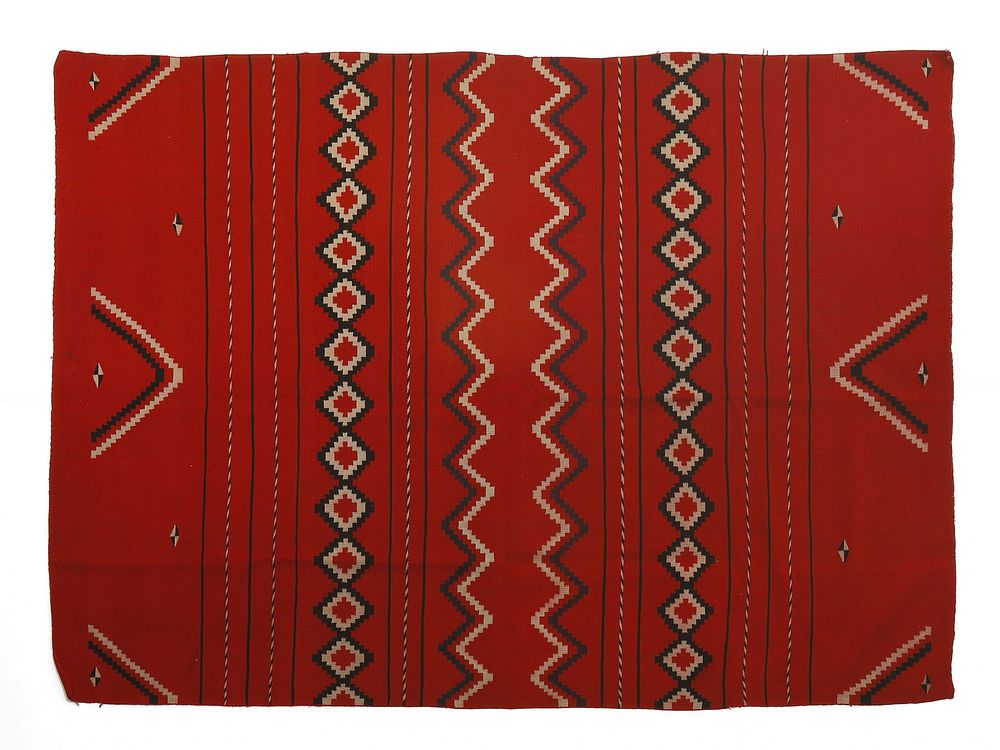 Appraisal: Navajo Germantown Serape ca - Navajo Germantown Serape ca -