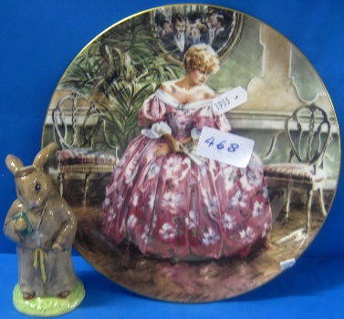 Appraisal: Royal Doulton Bunnykins Figure Friar Tuck DB and Collectors Plate