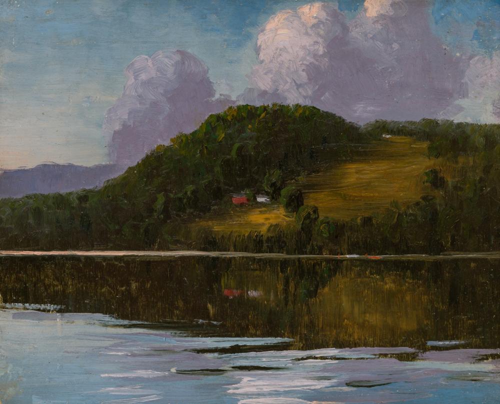 Appraisal: WILL HUTCHINS American - Blue Hills Reflection oil on board