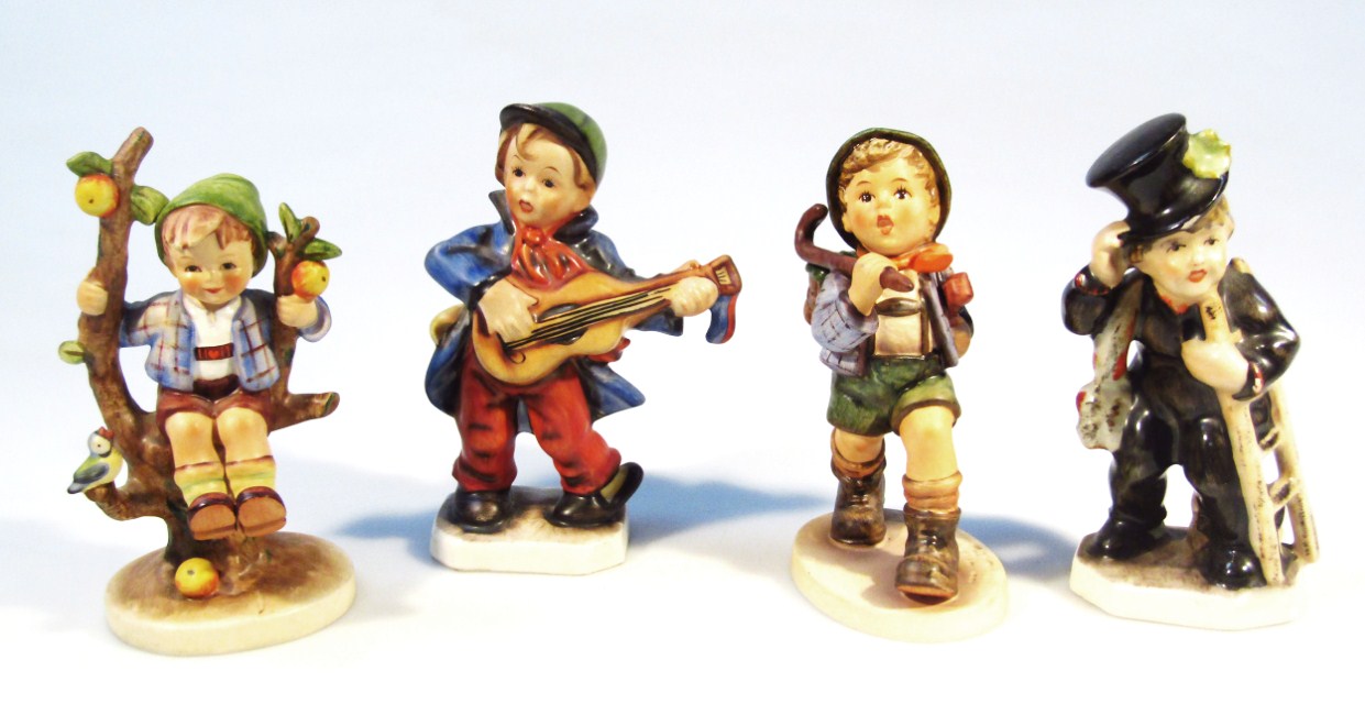 Appraisal: Various Goebel Hummel figures comprising of an apple tree boy