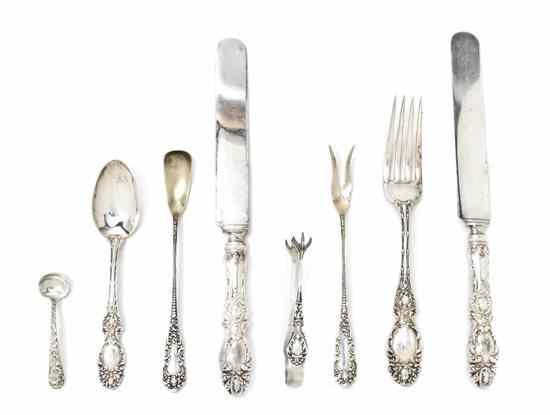 Appraisal: A Collection of American Sterling Silver Flatware comprising a partial