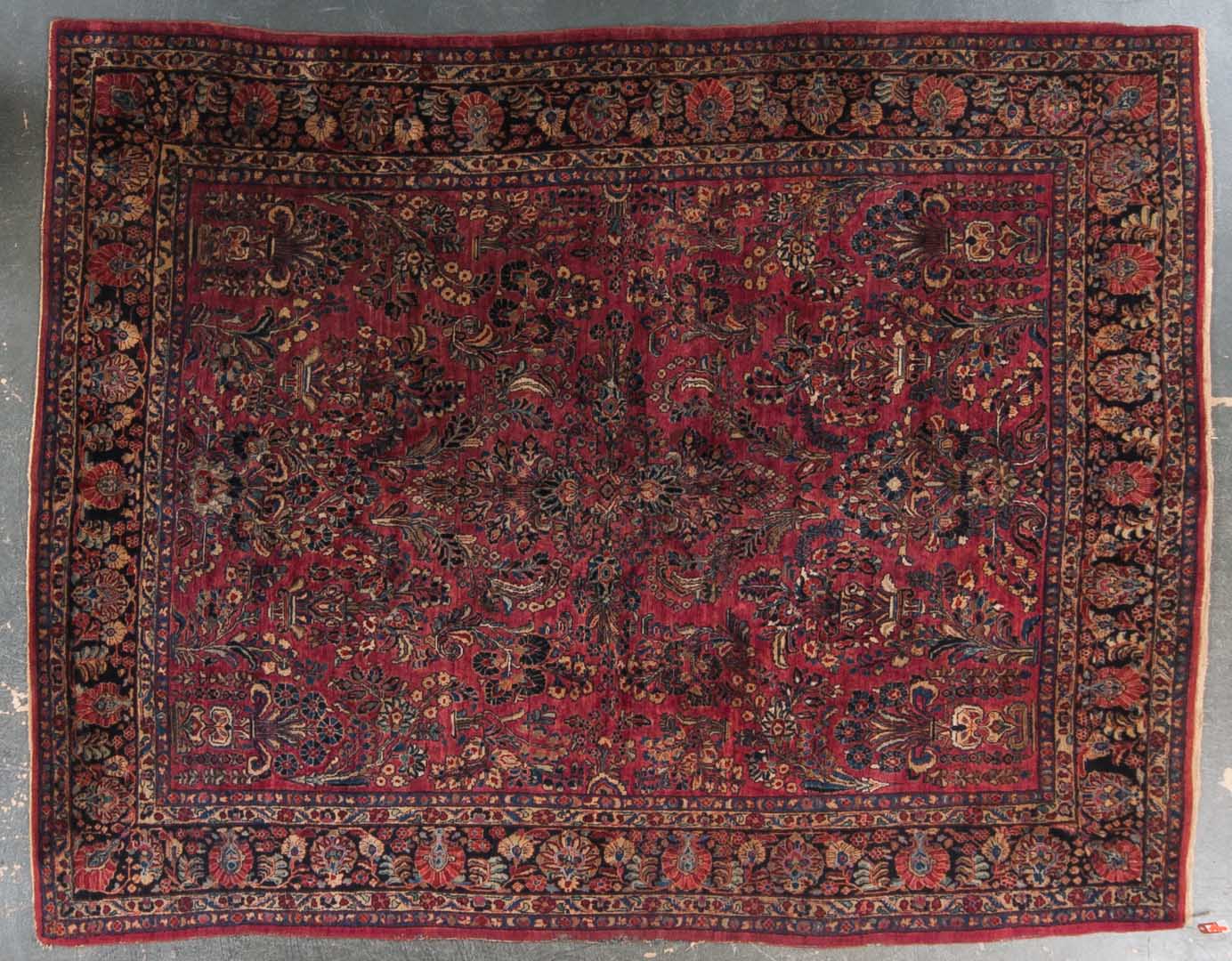 Appraisal: Antique Sarouk carpet approx x Persia circa