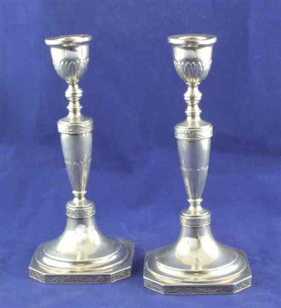 Appraisal: A pair of early th century Russian cast zolotnik silver