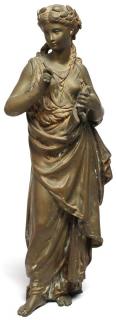 Appraisal: Gilt Brass Figure of Clio Greek Muse of History th