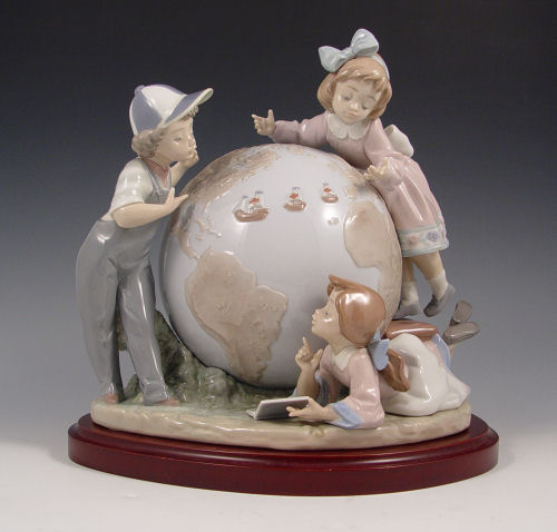 Appraisal: LLADRO PORCELAIN VOYAGE OF COLUMBUS Limited edition of Retired in