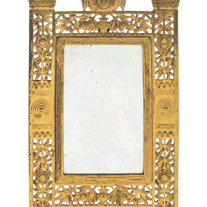 Appraisal: A Bradley and Hubbard Aesthetic Movement Cast Brass Table Mirror