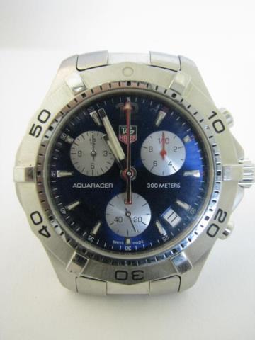 Appraisal: A gentleman's Tag Heuer Aquaracer M wristwatch chronograph quartz movement