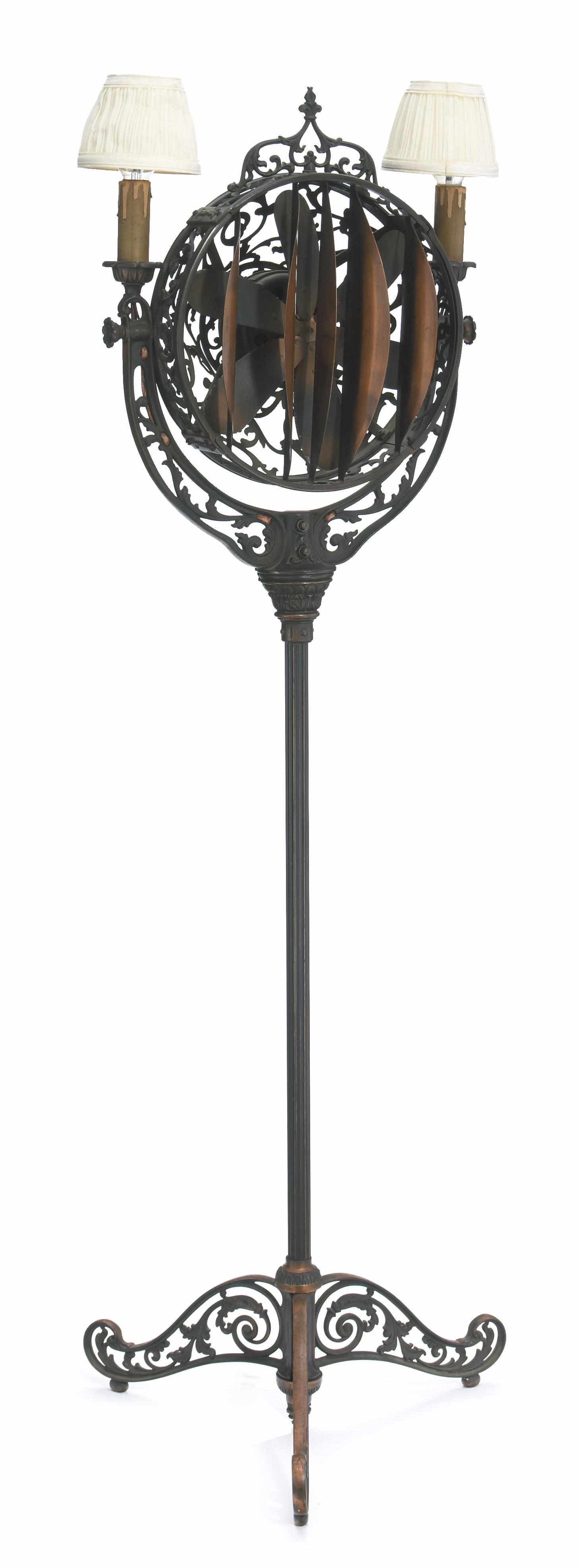 Appraisal: A Luminaire cast metal floor lamp early th century height